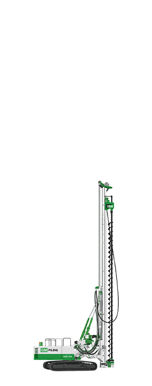 HBR204 Hutte Restricted access CFA SFA Piling rig